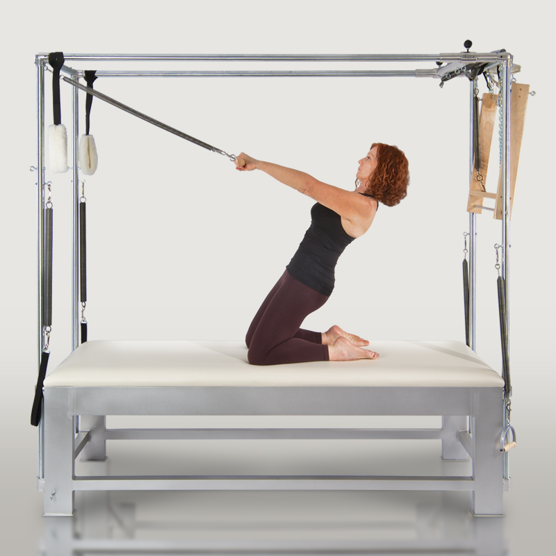 Pilates Bellevue - Thigh stretch on the Cadillac